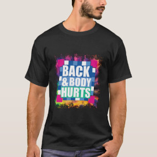 Gefärbte Krawatte Back Body beschädigt T-Shirt Quo