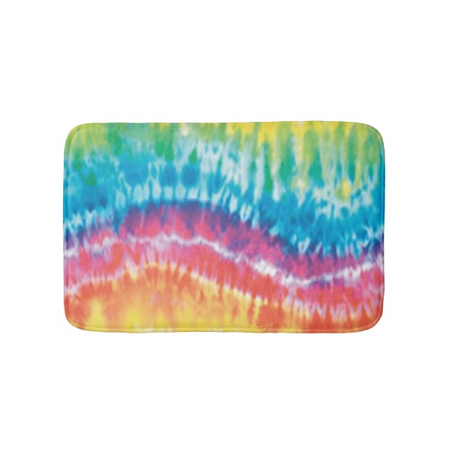 Gefärbte Krawatte Bath Mat Badematte (Vorderseite)