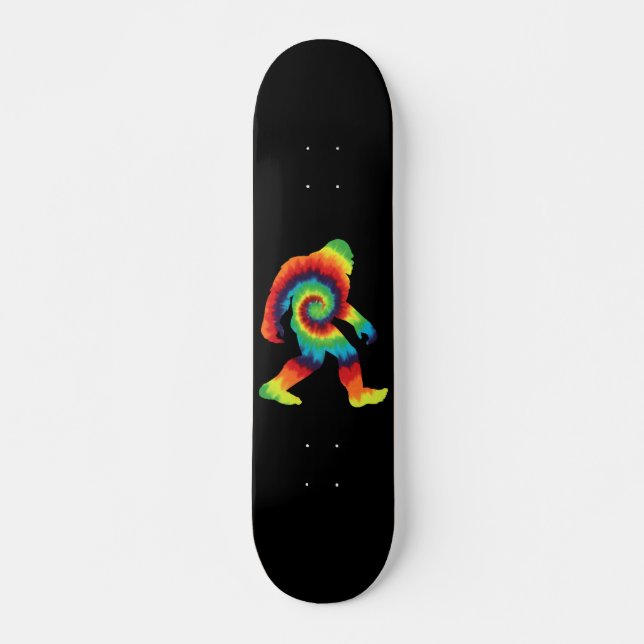 Gefärbte Krawatte Bigfoot Skateboard (Vorne)