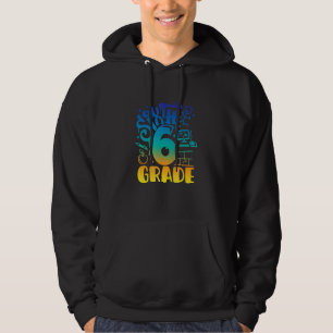 Gefärbte Krawatte Boys 6. Platz Squad Crew Team Gr Hoodie