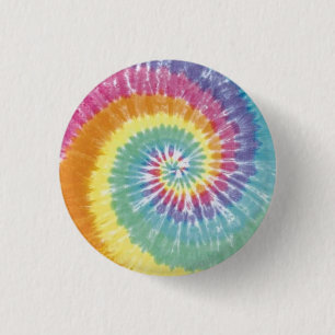 Gefärbte Krawatte Button