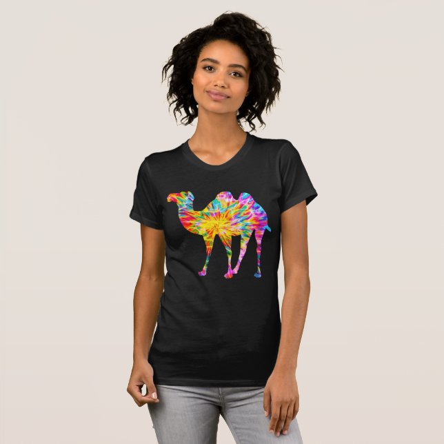 GEFÄRBTE KRAWATTE CAMEL T-Shirt (Vorne ganz)