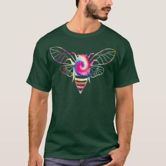 Gefärbte Krawatte Cicadas Brood X Schwarm usa 2021 T-Shirt