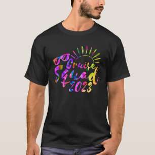 Gefärbte Krawatte Cruise Squad 2023 Sommerferien M T-Shirt