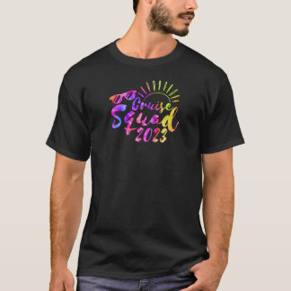 Gefärbte Krawatte Cruise Squad 2023 Sommerferien M T-Shirt