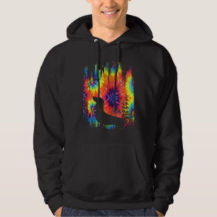 Gefärbte Krawatte Dackel Hippie Welppy Funny Hoodie