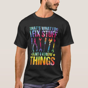Gefärbte Krawatte Das ist, was ich mache, wenn ich T-Shirt