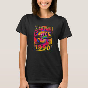gefärbte Krawatte Dekoration Legend seit Nove T-Shirt