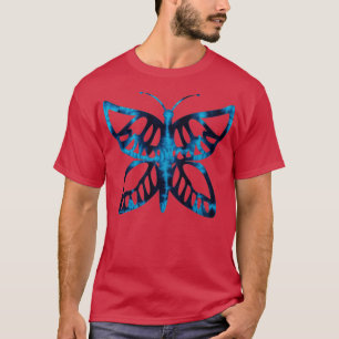 Gefärbte Krawatte der Schmetterlingskunst T-Shirt