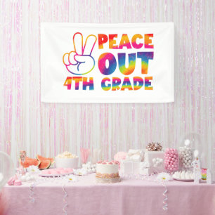 Gefärbte Krawatte der vierten Klasse Banner