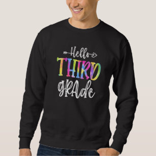 Gefärbte Krawatte des 3. Sweatshirt