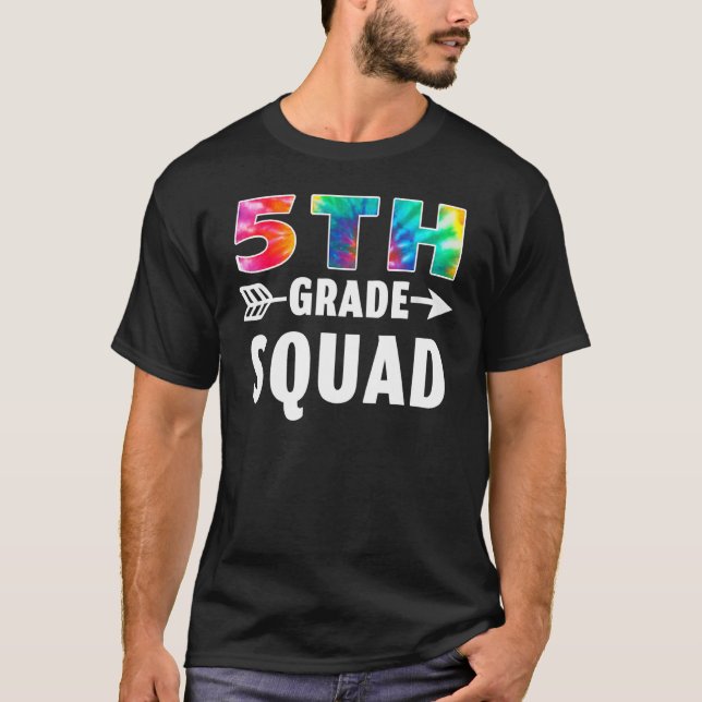 gefärbte Krawatte des 5. T-Shirt (Vorderseite)