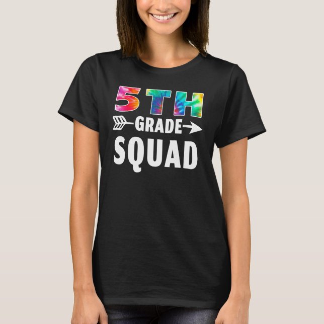 gefärbte Krawatte des 5. T-Shirt (Vorderseite)