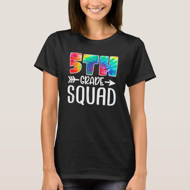 gefärbte Krawatte des 5. T-Shirt (Vorderseite)
