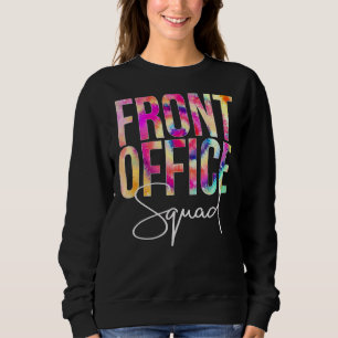 Gefärbte Krawatte des Frontbücherplatzes zurück zu Sweatshirt