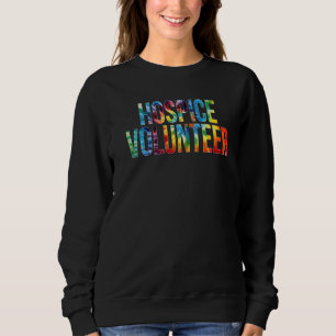 Gefärbte Krawatte des Hospice Volunteer Wertschätz Sweatshirt