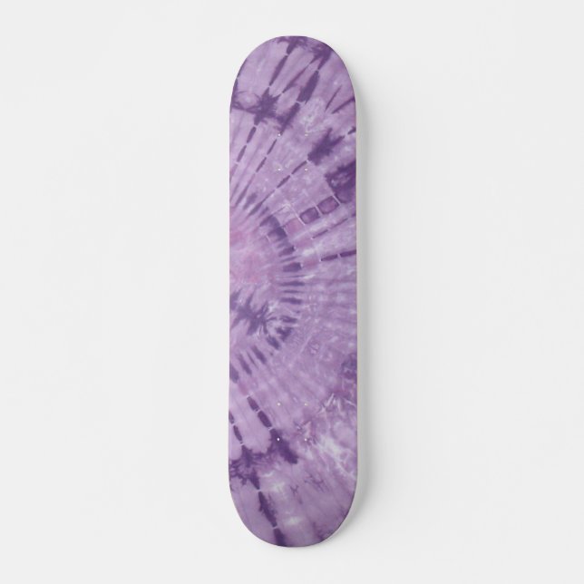 Gefärbte Krawatte des lila Friedens Skateboard (Vorne)