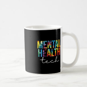 Gefärbte Krawatte des Tages der psychischen Gesund Kaffeetasse