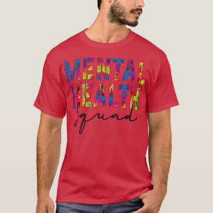 Gefärbte Krawatte des Tages zur Bewertung der psyc T-Shirt