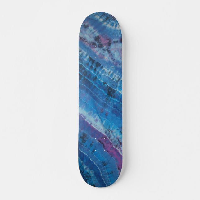 Gefärbte Krawatte des Weltraums Skateboard (Vorne)