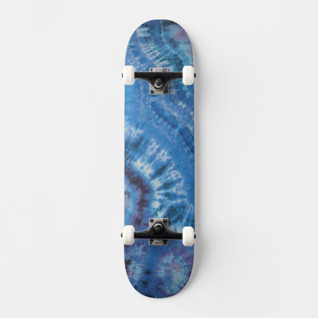 Gefärbte Krawatte des Weltraums Skateboard (Vorderseite)