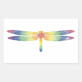 Gefärbte Krawatte Dick Dragonfly Sticker