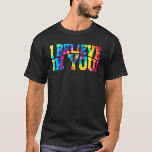 Gefärbte Krawatte, die ich an Ihren Lehrertesttag T-Shirt