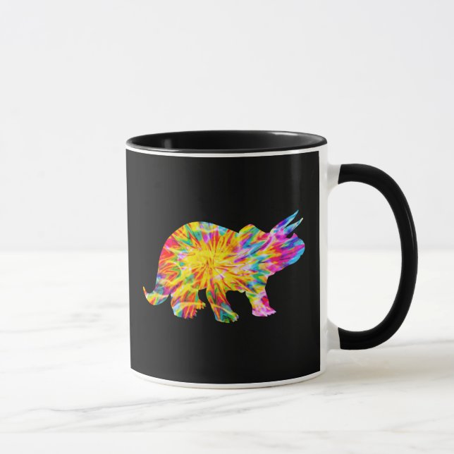 GEFÄRBTE KRAWATTE DINOSAUR TASSE (Rechts)