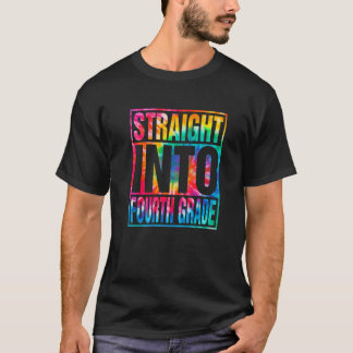 Gefärbte Krawatte direkt in die vierte Klasse zurü T-Shirt