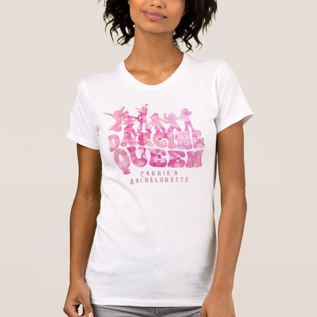 Gefärbte Krawatte Diskothek Bachelorette T-Shirt (Vorderseite)