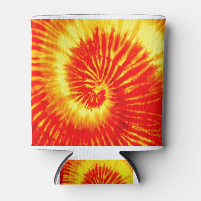 Gefärbte Krawatte Dosenkühler (Vorderseite)