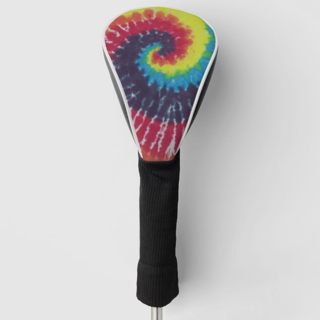 Gefärbte Krawatte drehen Golf Headcover (Vorderseite)