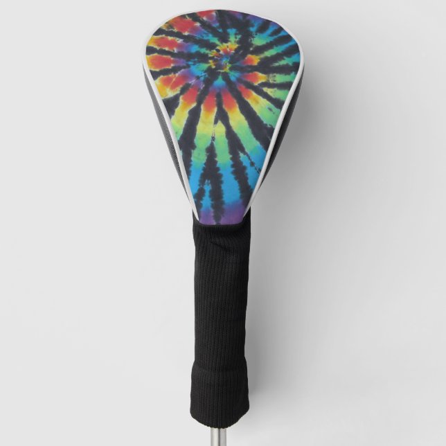 Gefärbte Krawatte drehen Golf Headcover (Vorderseite)