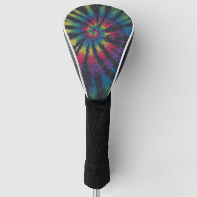 Gefärbte Krawatte drehen Golf Headcover (Vorderseite)
