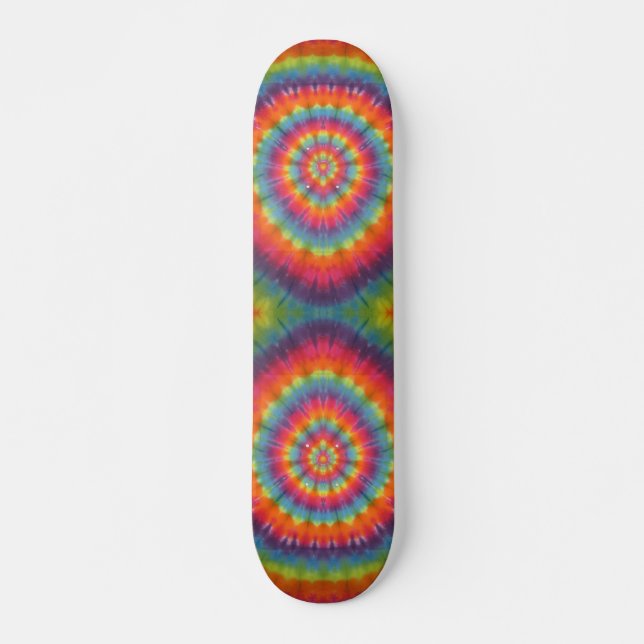 Gefärbte Krawatte Egg Drop Skateboard (Vorne)