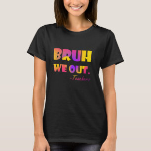 Gefärbte Krawatte Ende des Schuljahres Sommerbruh  T-Shirt