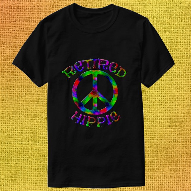 Gefärbte Krawatte ermüdet Hippie Peace Symbol Shir T-Shirt (Von Creator hochgeladen)