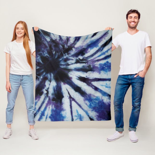 Gefärbte Krawatte Fleecedecke (Beispiel)