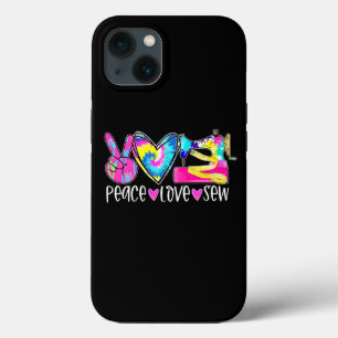 Gefärbte Krawatte Frieden Liebe Nähen Funny Quilte Case-Mate iPhone Hülle