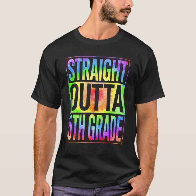 Gefärbte Krawatte für Männer 2 T-Shirt (Vorderseite)