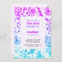 Gefärbte Krawatte Geburtstagsparty Retro Sommerfri