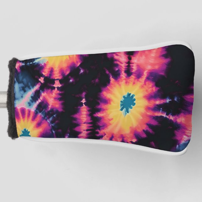 Gefärbte Krawatte Golf Headcover (Vorderseite)