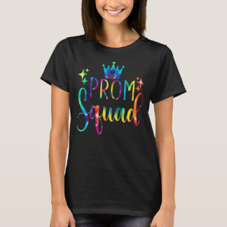 Gefärbte Krawatte Graphic Prom Squad 2022 Senior G T-Shirt