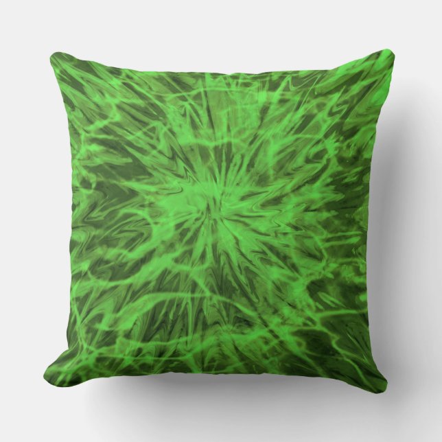 GEFÄRBTE KRAWATTE GREEN KISSEN (Vorderseite)