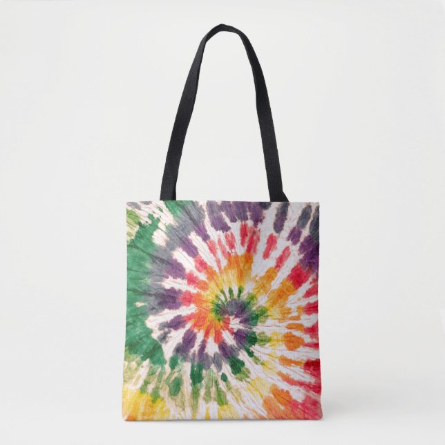 Gefärbte Krawatte Handgezeichneter Regenbogen Shib (Vorderseite)