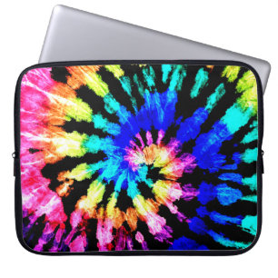 Gefärbte Krawatte Handgezeichneter Regenbogen Shib Laptopschutzhülle