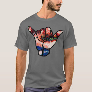 Gefärbte Krawatte Hang Loose Gefärbte Krawatte Far T-Shirt