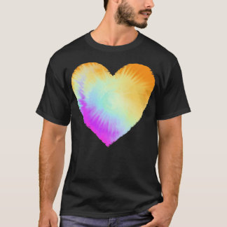 gefärbte Krawatte Herz 1 T-Shirt