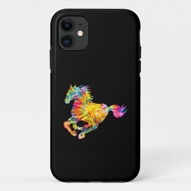 GEFÄRBTE KRAWATTE HORSE Case-Mate iPhone HÜLLE (Rückseite)