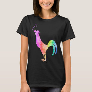 gefärbte Krawatte Huhn T-Shirt